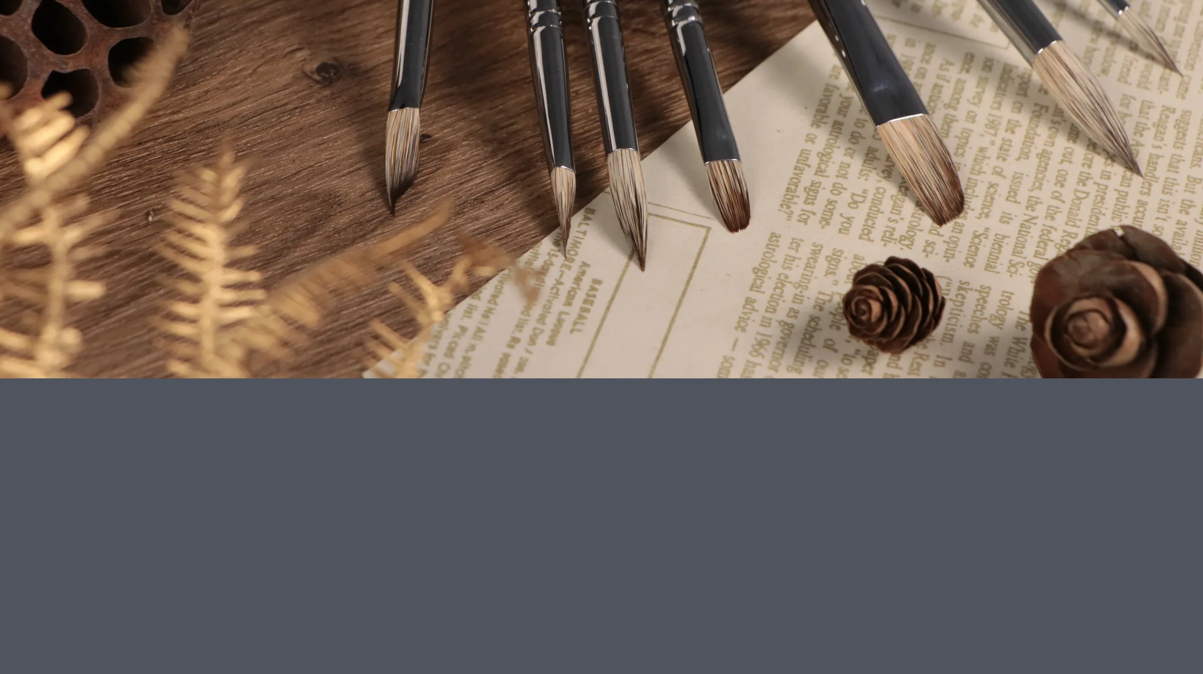 Grandarts artist brushes on watercolor paper
