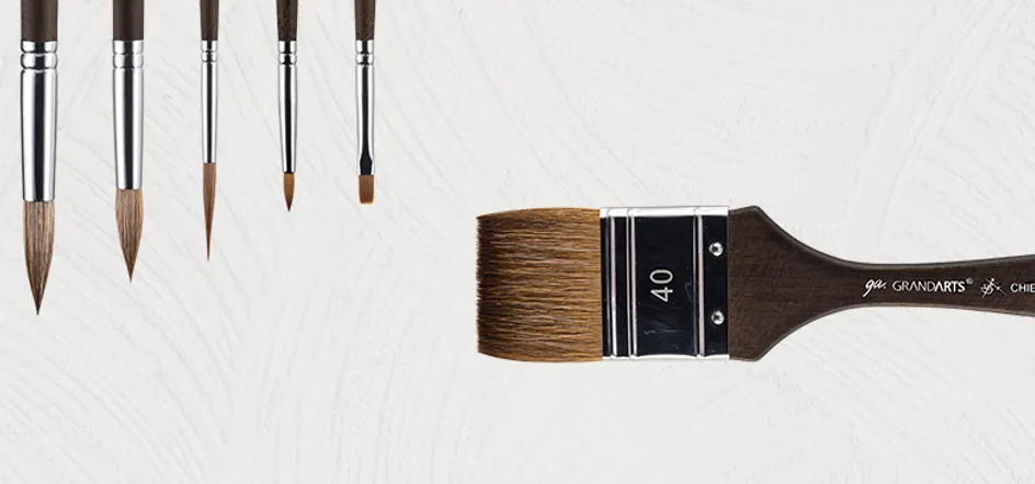 Grandarts X Chien Chung Wei Watercolor Brush Set