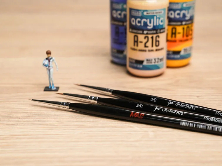 GM01 artist co-branded miniature brush