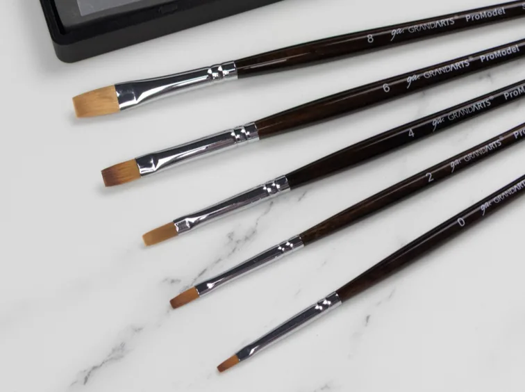 GM20 artist co-branded miniature brush